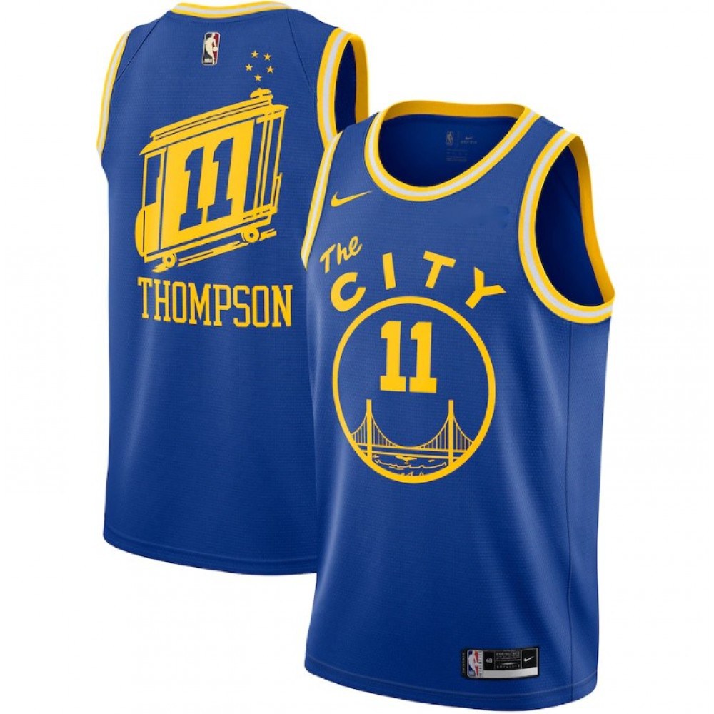Men's Golden State Warriors Klay Thompson #11 Royal Hardwood Classics 2020/21 Swingman Jersey- Classic Edition-Pro Kit Vault | Brand New 26/27 Sports Jerseys